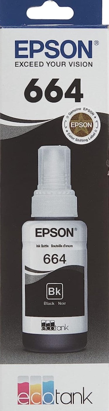 TechWarehouse T664 Epson Black Ink Bottle Epson