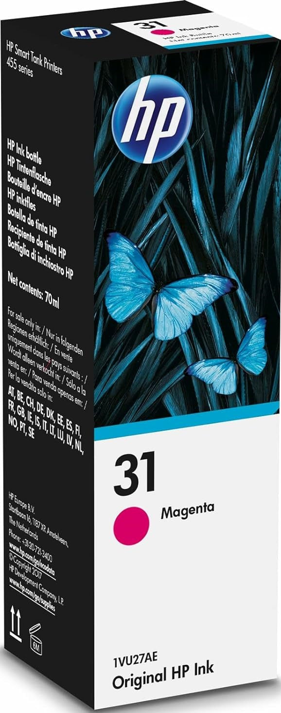 TechWarehouse 31 HP Magenta Ink Bottle 70ml HP