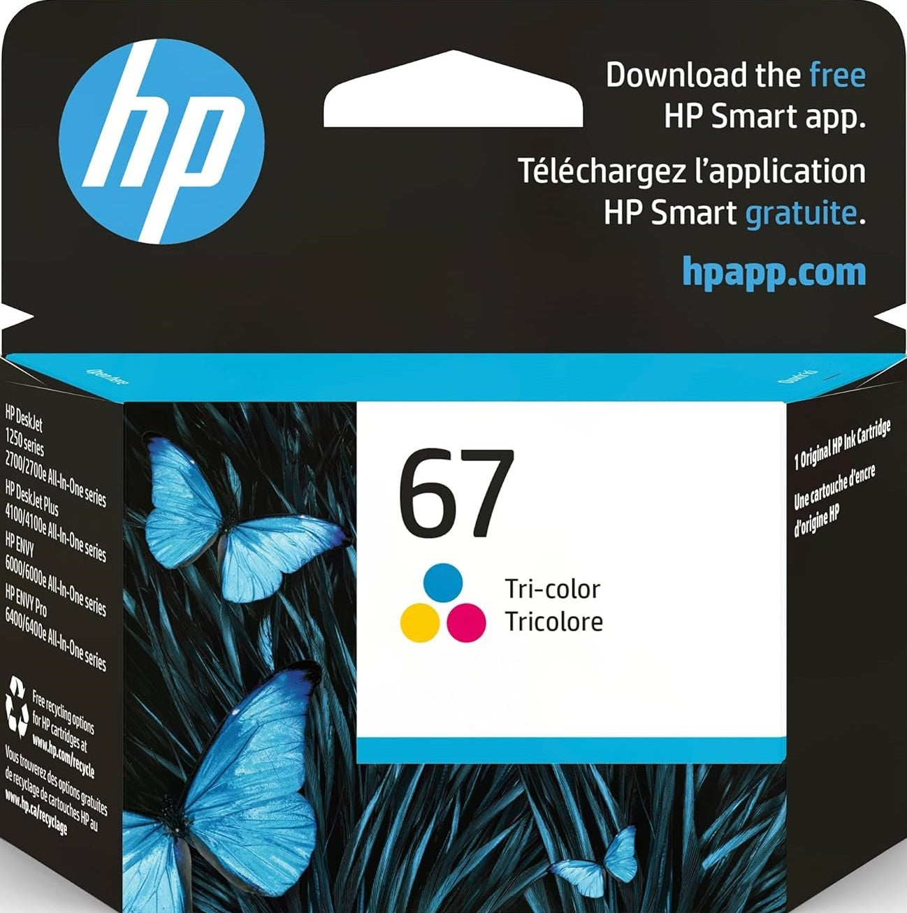 TechWarehouse 67 HP Tri-Colour Ink Cartridge HP