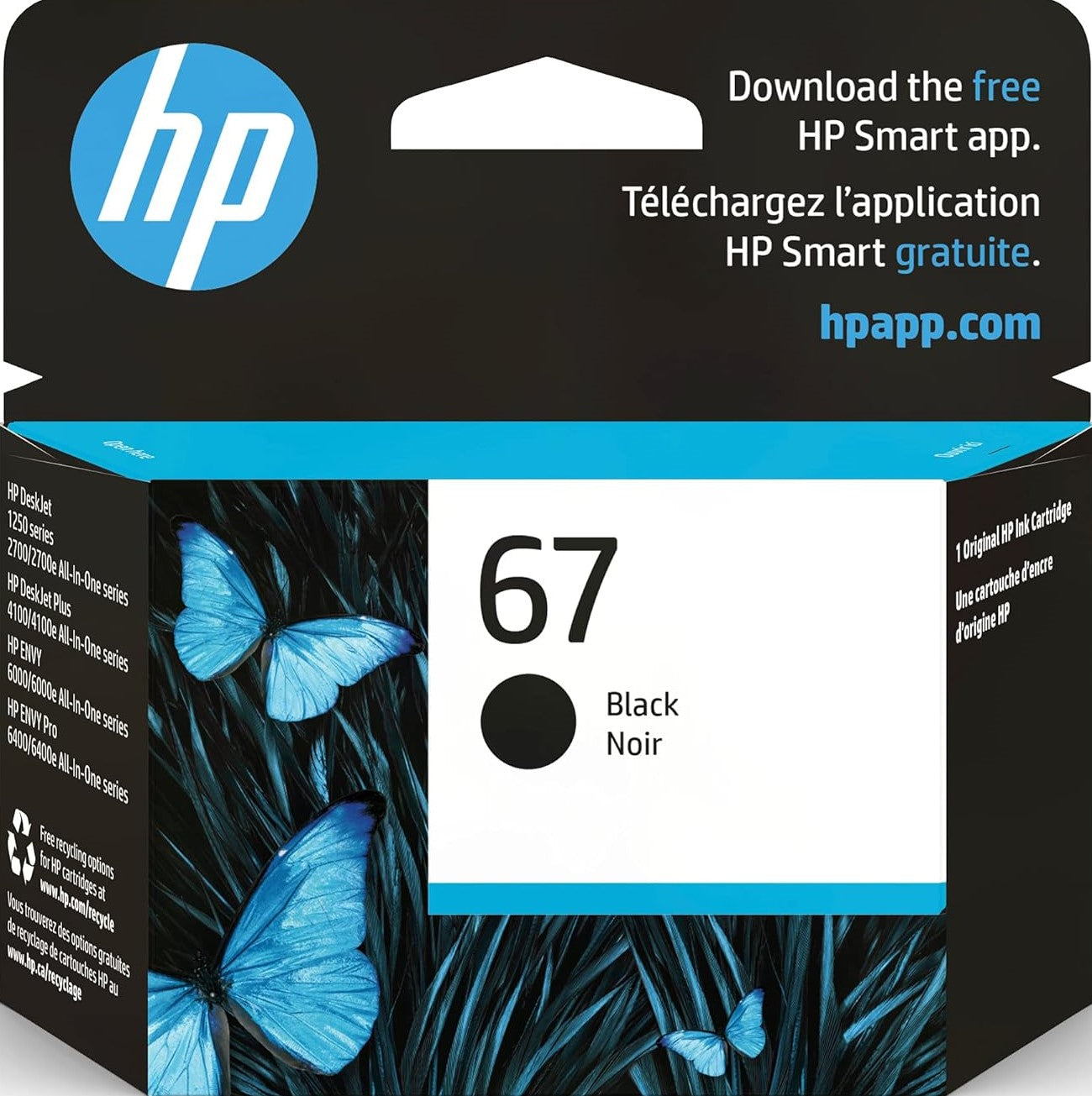 TechWarehouse 67 HP Black Ink Cartridge HP