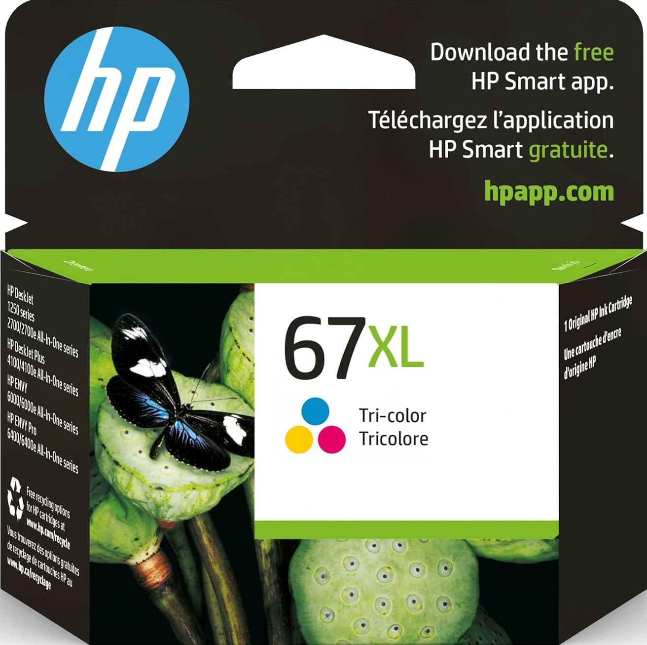 TechWarehouse 67XL HP High Capacity Tri-Colour Ink Cartridge HP