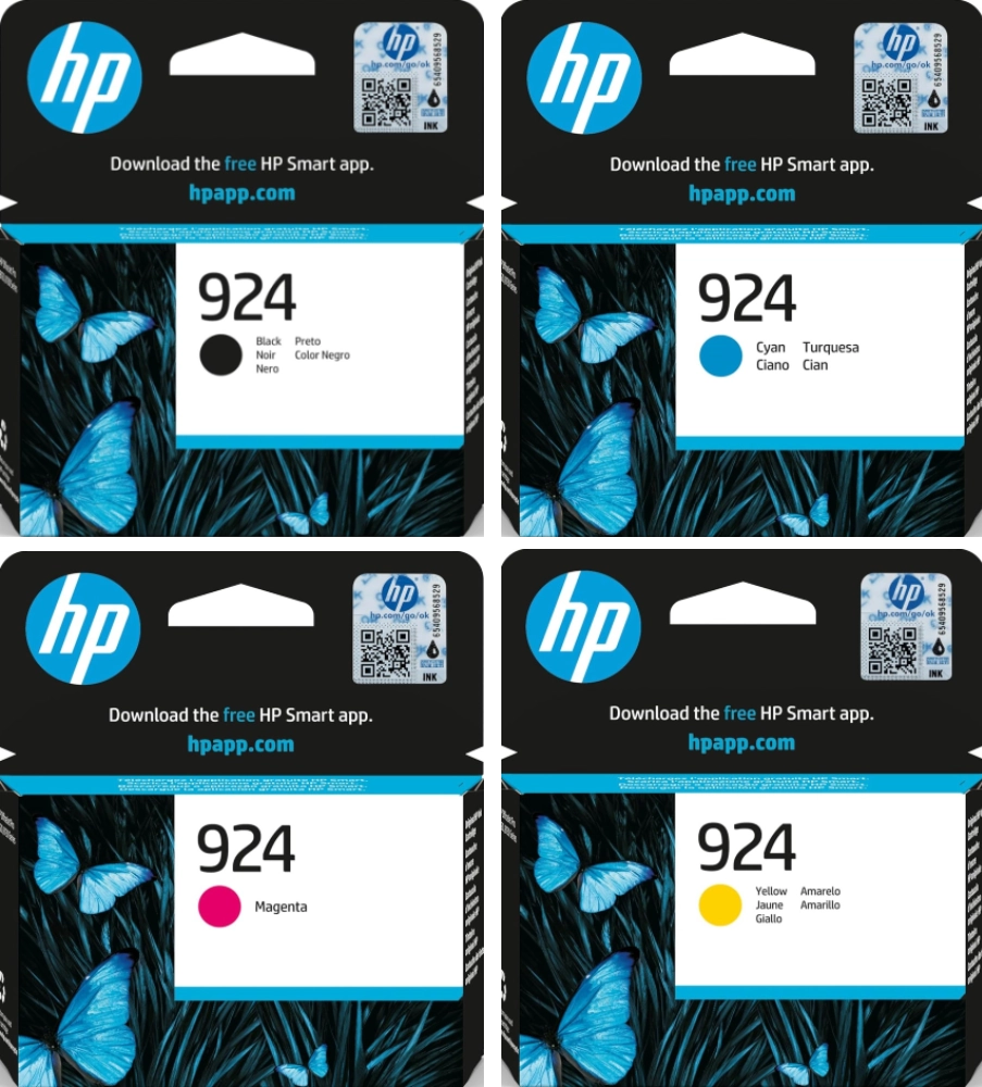 TechWarehouse 924 HP Set of 4 Inks (BK/C/M/Y) HP