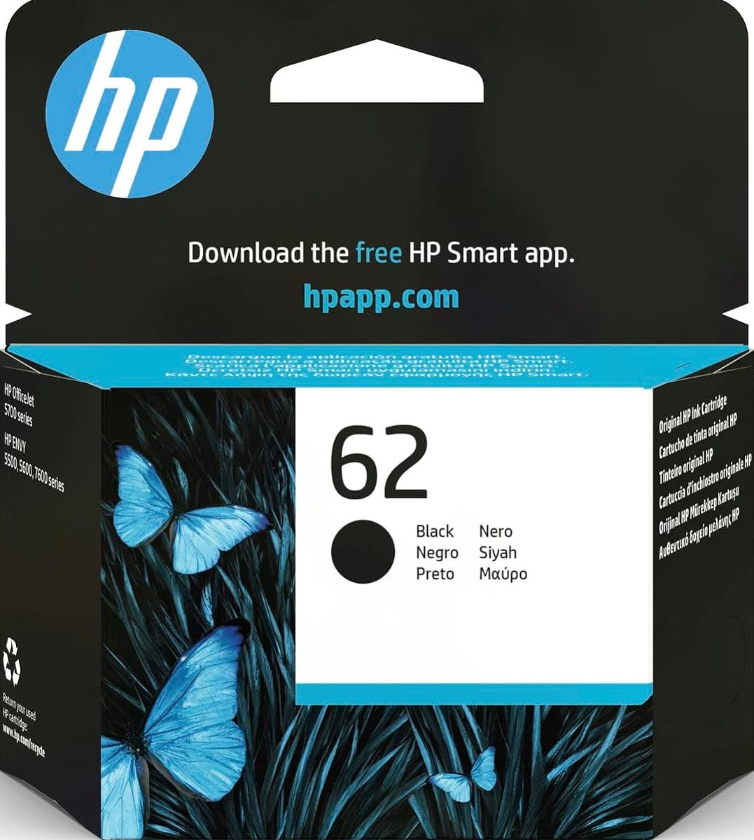TechWarehouse 62 HP Black Cartridge HP