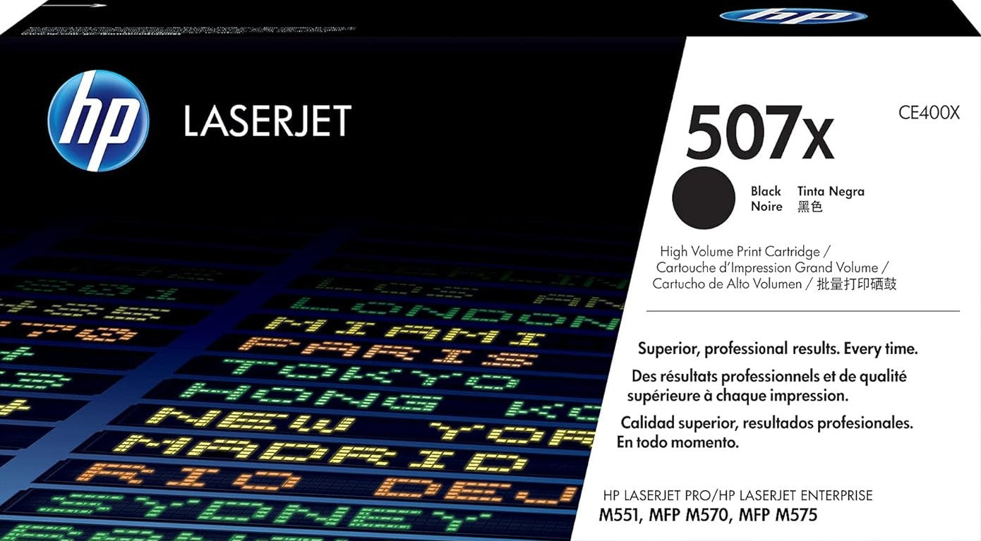 TechWarehouse 507X HP High Yield Black Toner (CE400X) HP