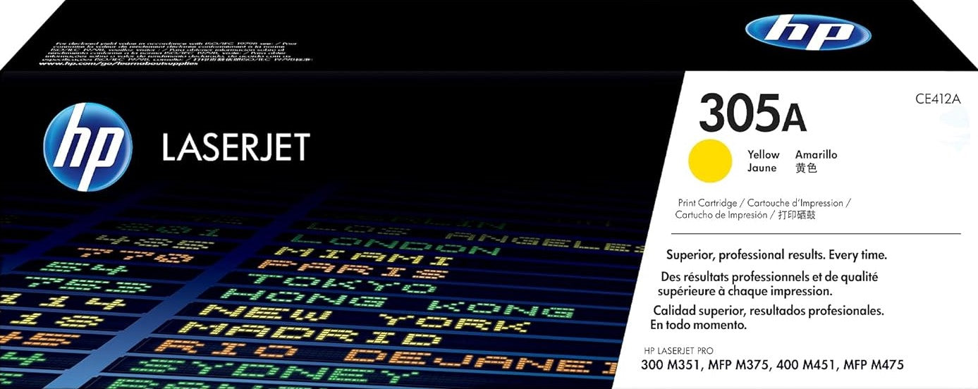 TechWarehouse 305A HP Yellow Toner (CE412A) HP