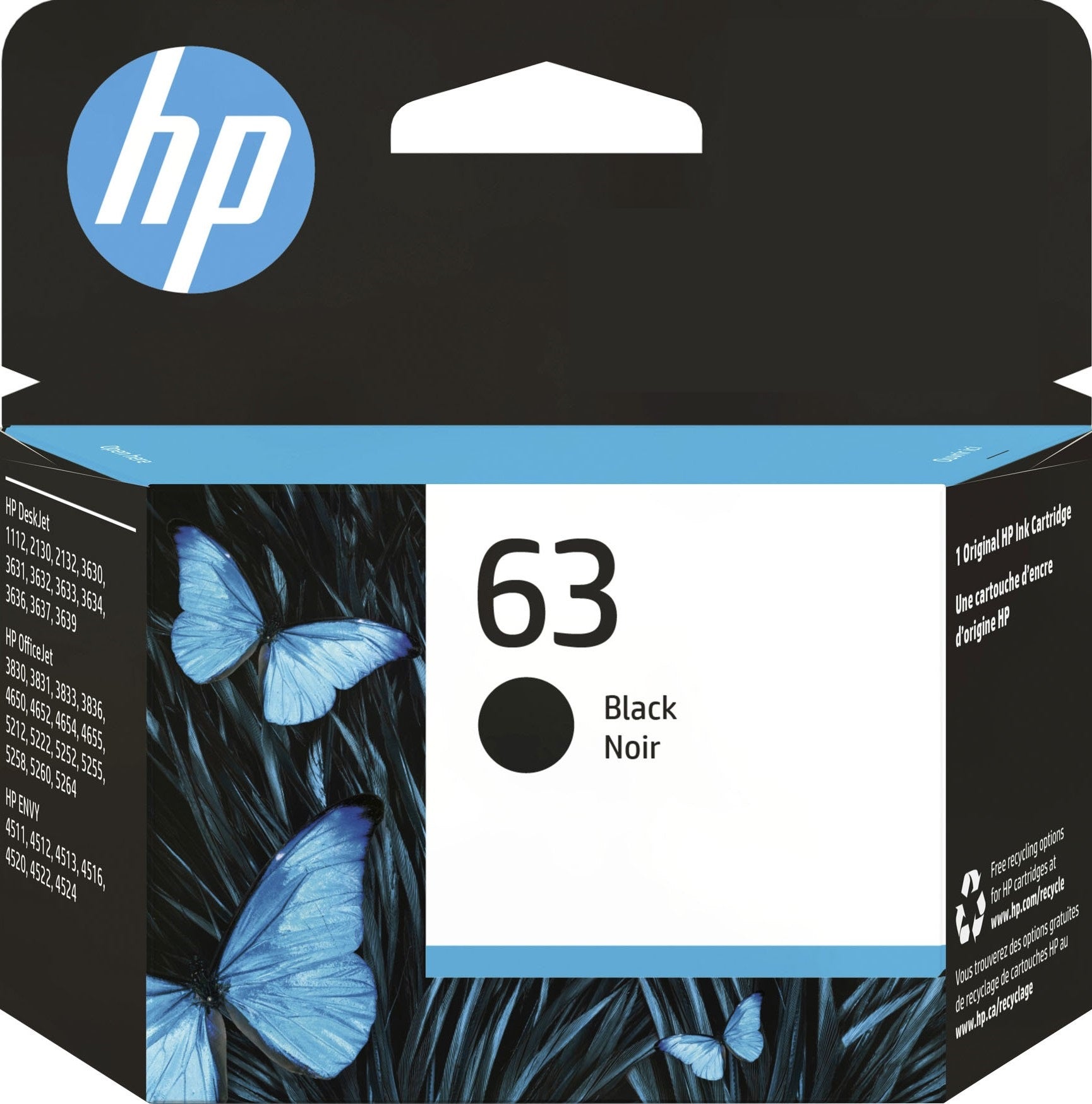 TechWarehouse 63 HP Black Ink Cartridge HP