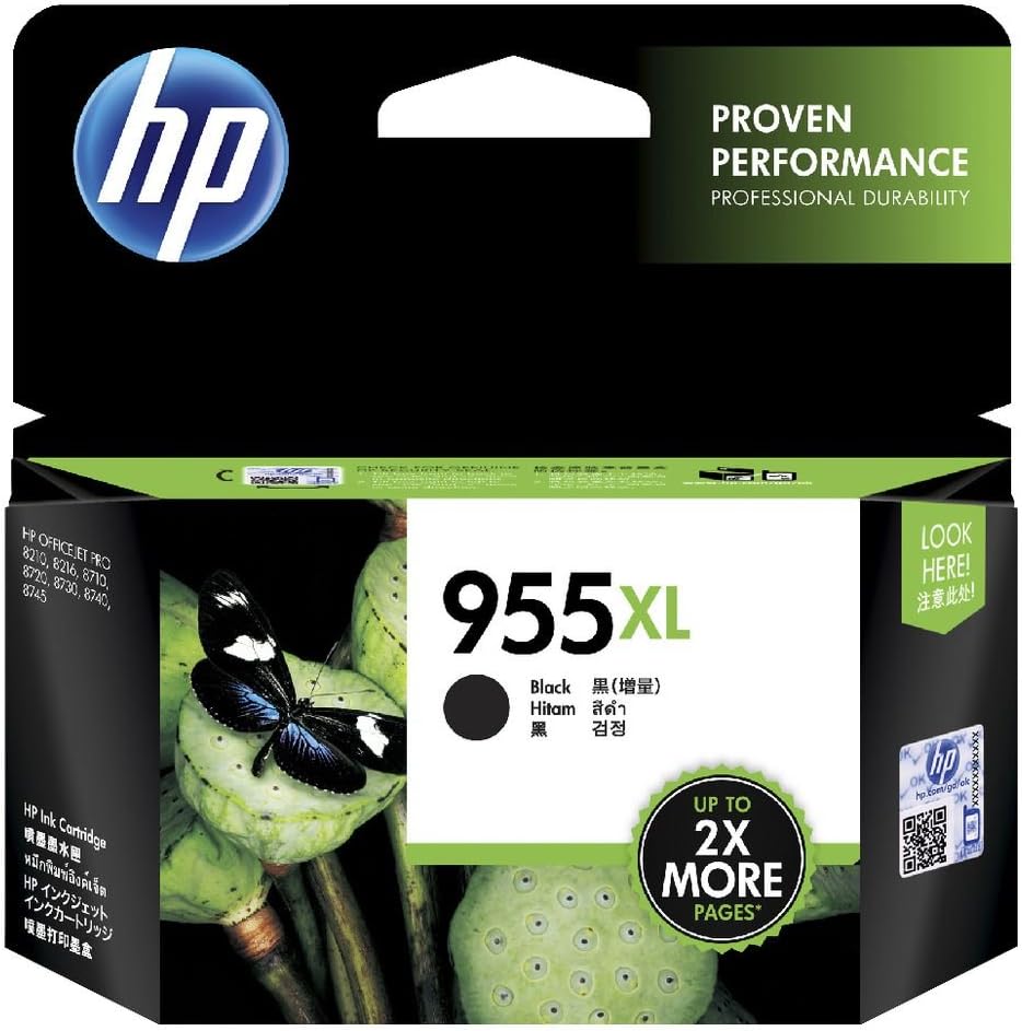TechWarehouse 955XL HP Black Hi Capacity Ink Cartridge HP