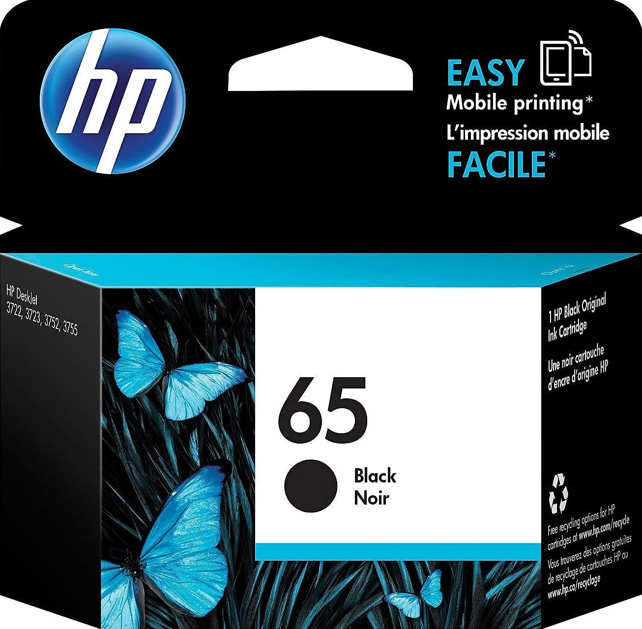 TechWarehouse 65 HP Black Ink Cartridge HP