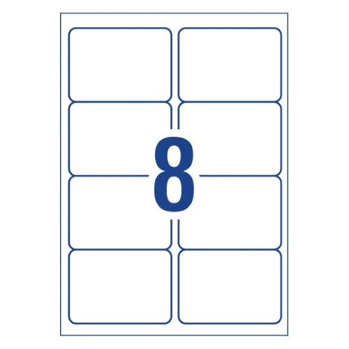 TechWarehouse Icon A4 Laser/Inkjet Labels - 08 Labels per sheet (100 sheets) Icon