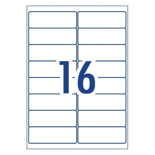 TechWarehouse Okin Labels - 16 Labels per sheet (100 sheets) Okin