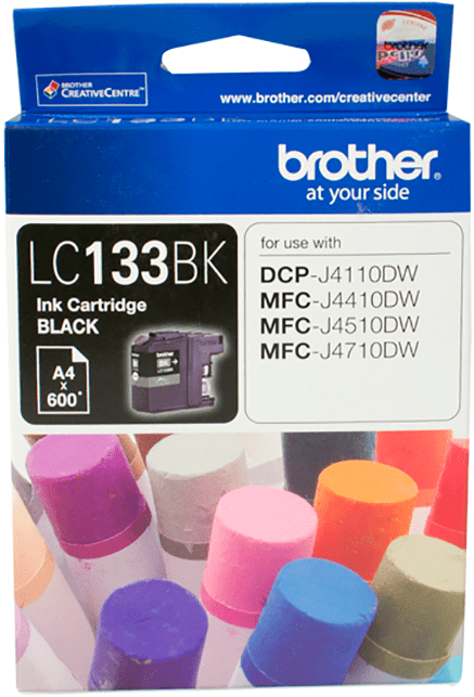 TechWarehouse LC133BK Brother Black Ink Cartridge Brother