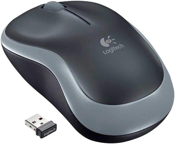 TechWarehouse Logitech M185 Wireless Mouse - Grey Logitech