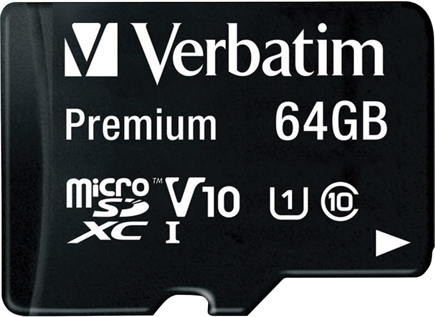 TechWarehouse Verbatim Premium microSDXC Class 10 UHS-I Card 64GB with Adapter Verbatim