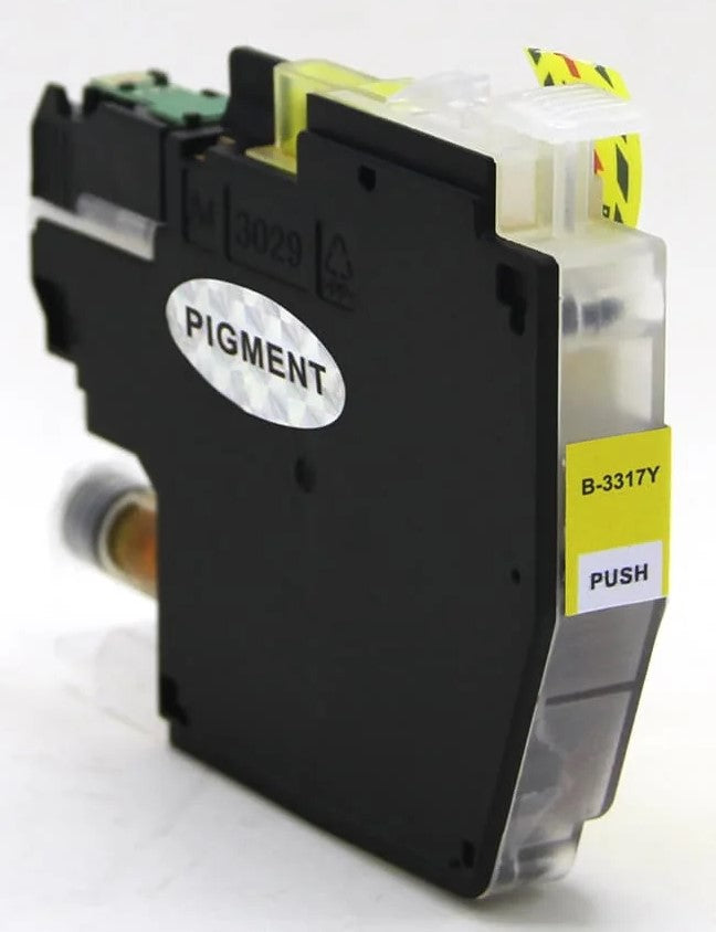 TechWarehouse LC3317Y Compatible Yellow Ink for Brother Compatible for Brother