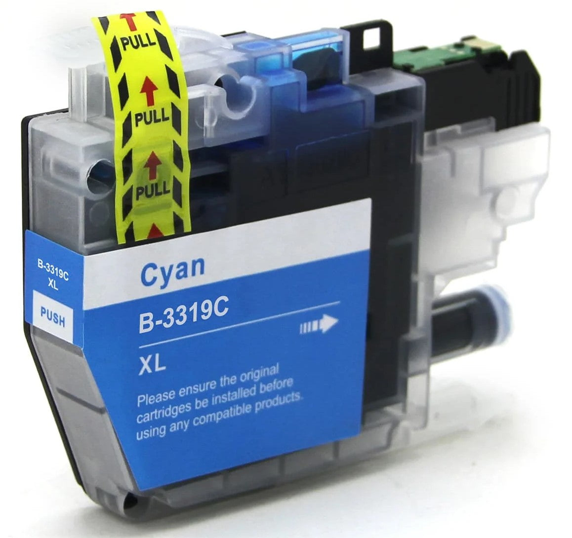 TechWarehouse LC3319XLC Compatible High Yield Cyan Ink for Brother Compatible for Brother
