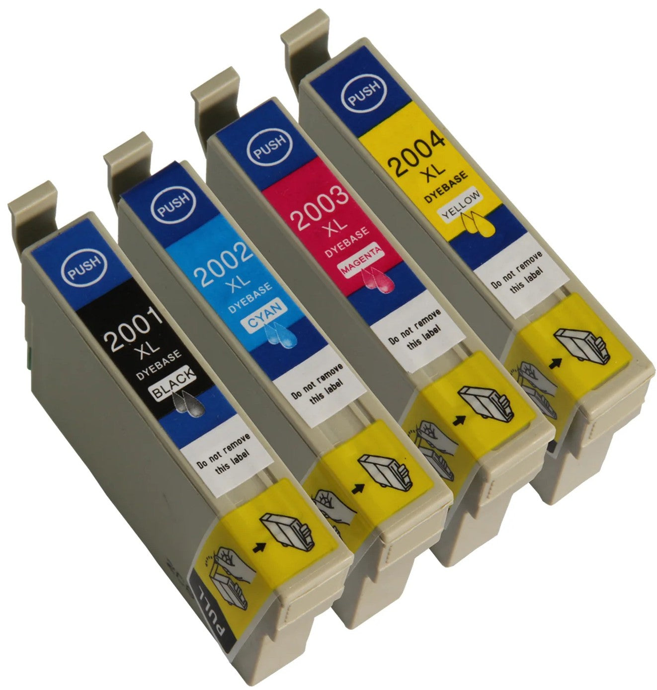 TechWarehouse 200XL Compatible Cartridge Set of 4 (Bk/C/M/Y) for Epson Compatible for Epson