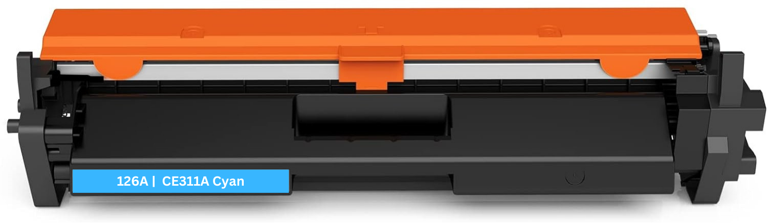 TechWarehouse 126A Compatible HP Cyan Toner (CE311A) Compatible for HP