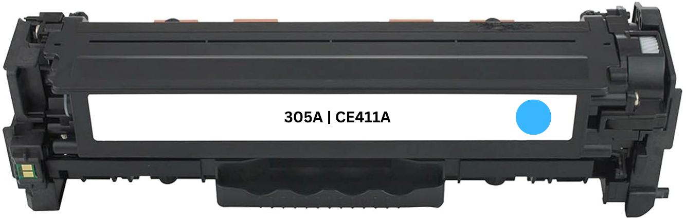 TechWarehouse 305A Compatible HP Cyan Toner (CE411A) Compatible for HP