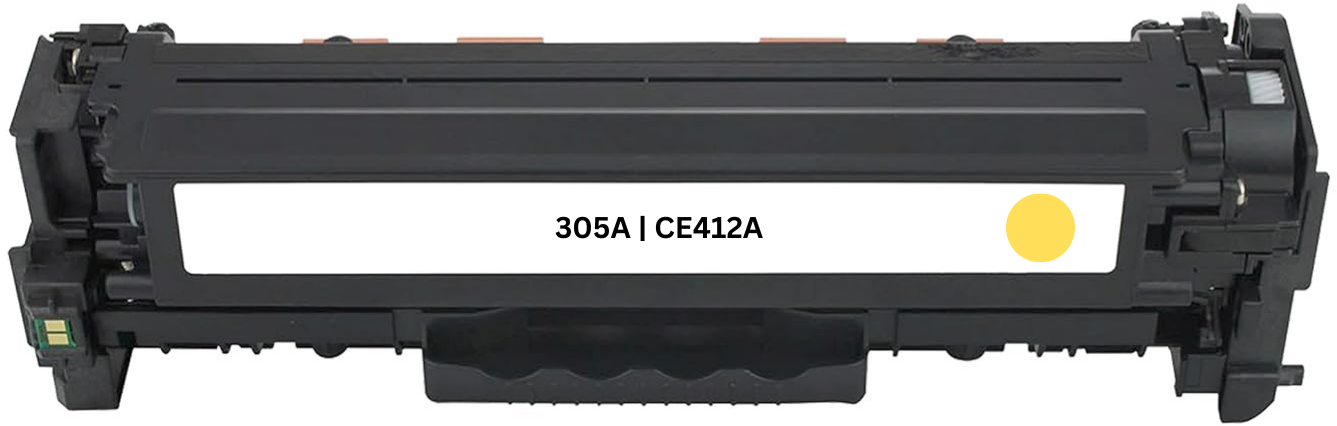 TechWarehouse 305A Compatible HP Yellow Toner (CE412A) Compatible for HP