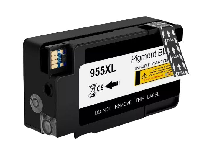 TechWarehouse 955XL Compatible Black Hi Capacity Ink Cartridge for HP Compatible for HP