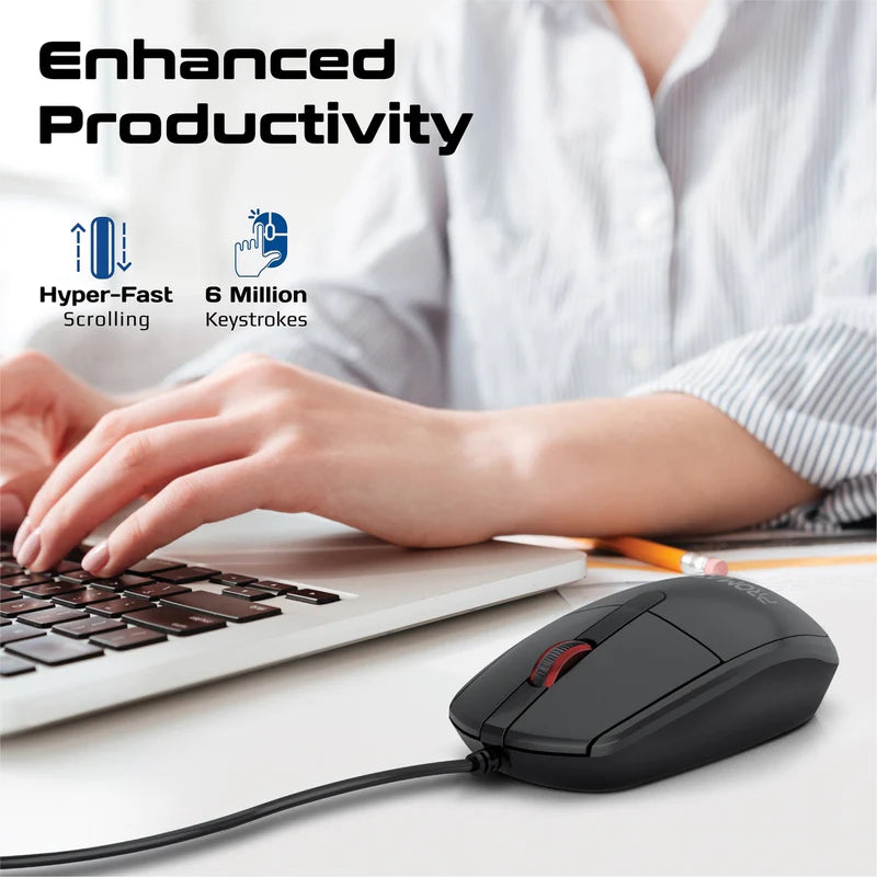 TechWarehouse PROMATE CM-1200 Wired Mouse Promate