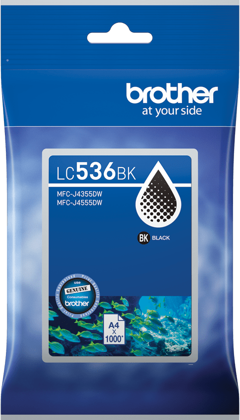 TechWarehouse LC536BK Brother Black Ink Cartridge Brother