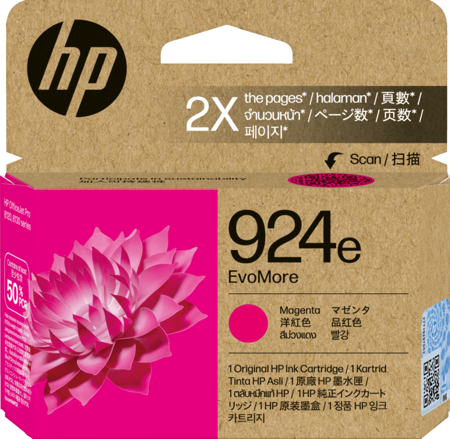 TechWarehouse 924E HP EvoMore High Capacity Magenta Ink Cartridge HP