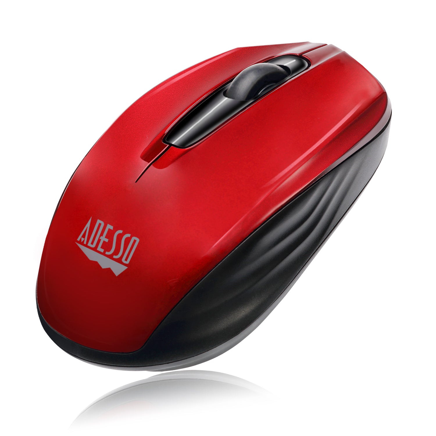 TechWarehouse Adesso Wireless Mini Mouse Red Adesso