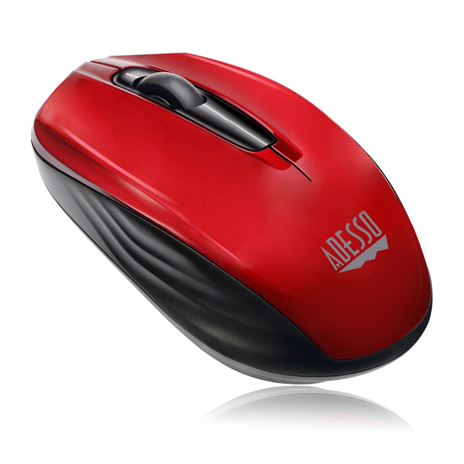 TechWarehouse Adesso Wireless Mini Mouse Red Adesso