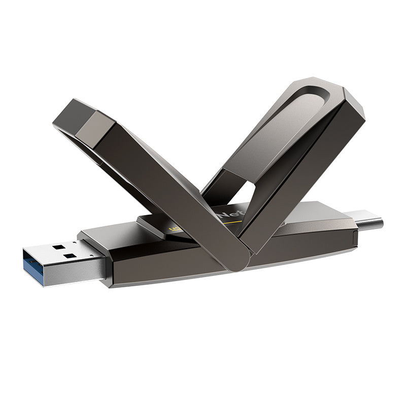 TechWarehouse Netac US5 256GB Dual USB Flash Drive Netac