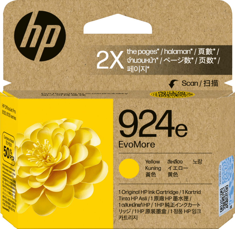 TechWarehouse 924E HP EvoMore High Capacity Yellow Ink Cartridge HP