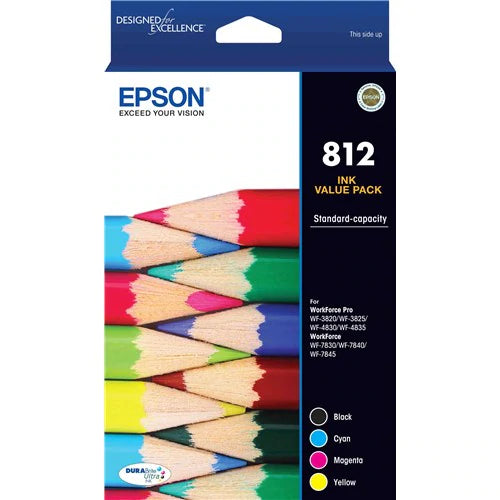 TechWarehouse 812 Epson Standard Capacity Ink Cartridge Value Pack Epson