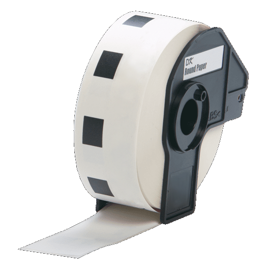 TechWarehouse DK11218 Compatible 24mm Round Labels 1000 per roll for Brother Compatible for Brother