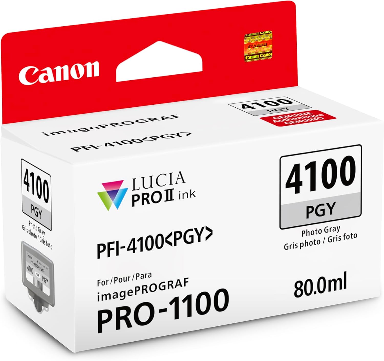 TechWarehouse PFI-4100PGY Canon Photo Grey Ink Tank Canon