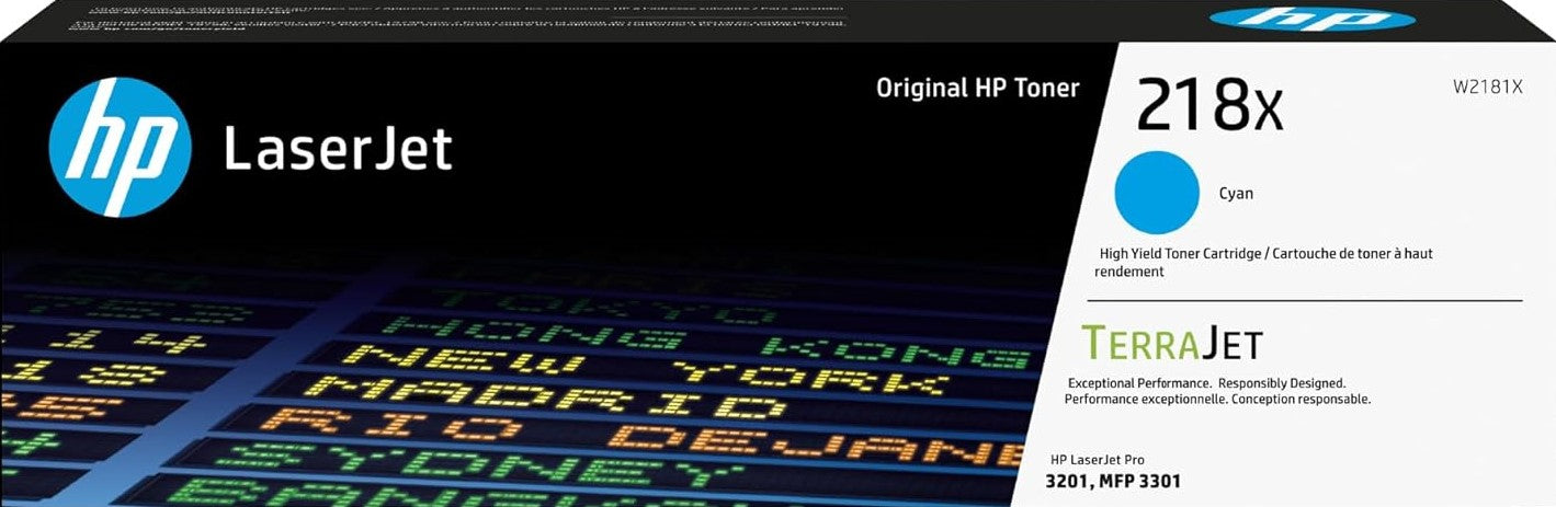 TechWarehouse 218X HP High Yield Cyan Toner Cartridge (W2181X) HP