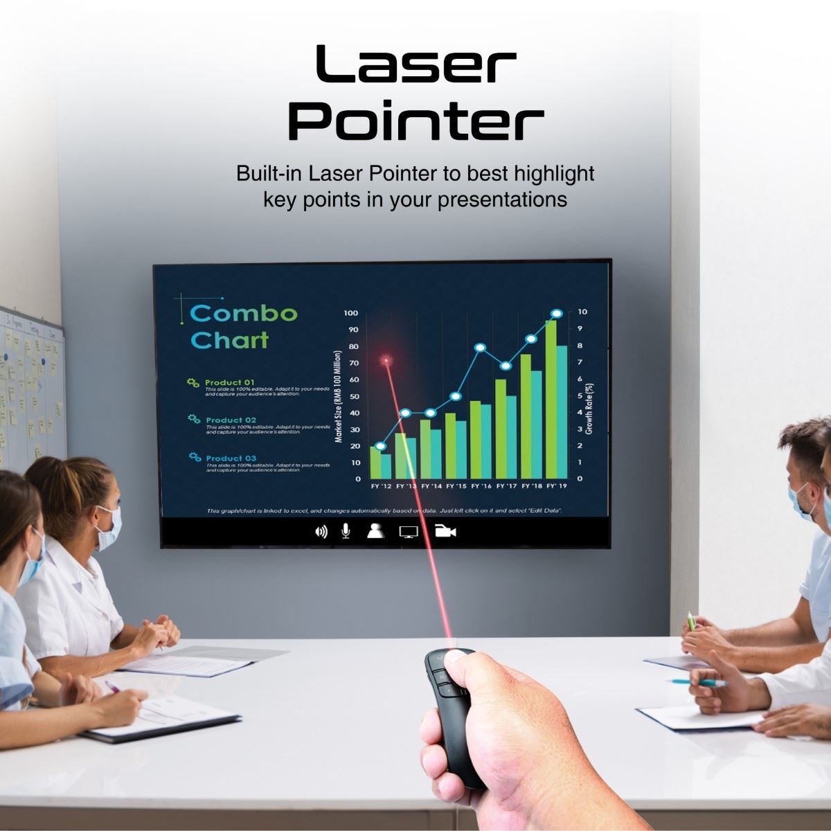 TechWarehouse Promate Red Laser Pointer Promate