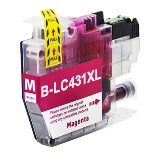TechWarehouse LC431XLM Compatible High Yield Magenta Ink Cartridge Compatible for Brother