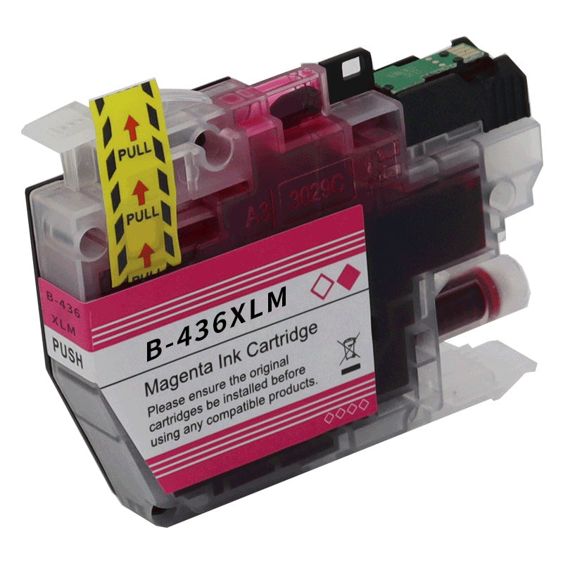 TechWarehouse LC436XLM Compatible Hi Yield Magenta Ink Cartridge Compatible for Brother