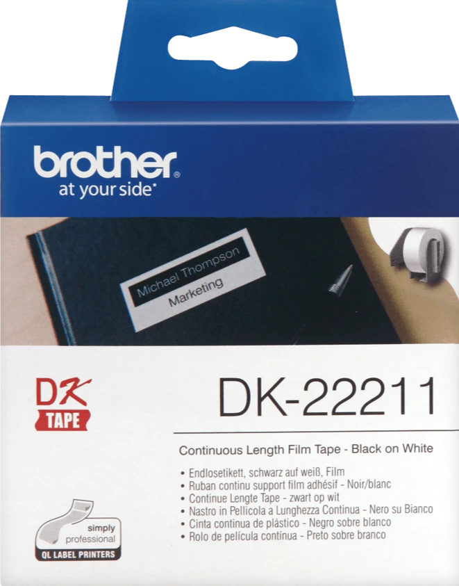 TechWarehouse DK22211 Brother 29mm Continuous Length Film Tape Brother