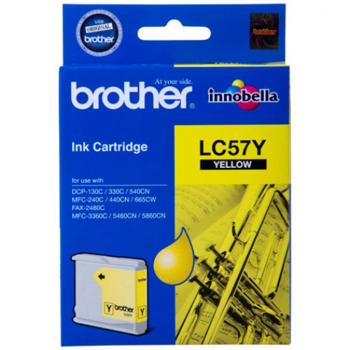 TechWarehouse LC57Y Brother Yellow Cartridge Brother