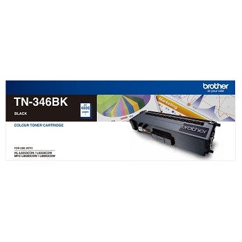 TechWarehouse TN346BK Brother High Yield Black Toner Brother
