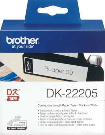 TechWarehouse DK22205 Brother 62mm Continuous Length Paper Tape Brother