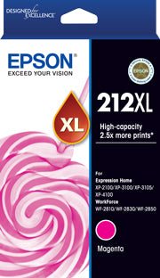 TechWarehouse 212XL Epson High Capacity Magenta Ink Cartridge Epson