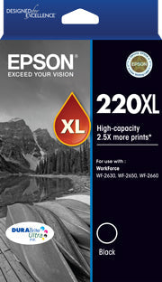TechWarehouse 220XL Epson High Capacity Black Ink Cartridge Epson