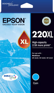 TechWarehouse 220XL Epson High Capacity Cyan Ink Cartridge Epson