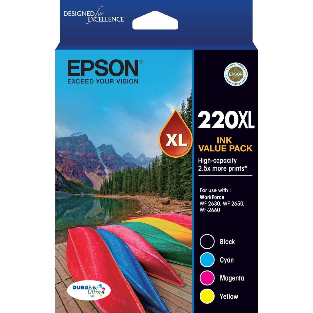 TechWarehouse 220XL Epson High Capacity Ink Cartridge Value Pack Epson