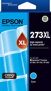 TechWarehouse 273XL Epson High Capacity Cyan Ink Cartridge Epson