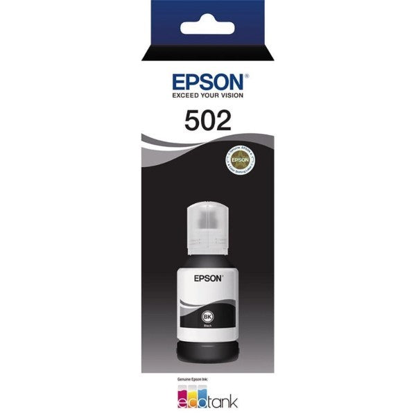 TechWarehouse T502 Epson Black Ink Bottle Epson