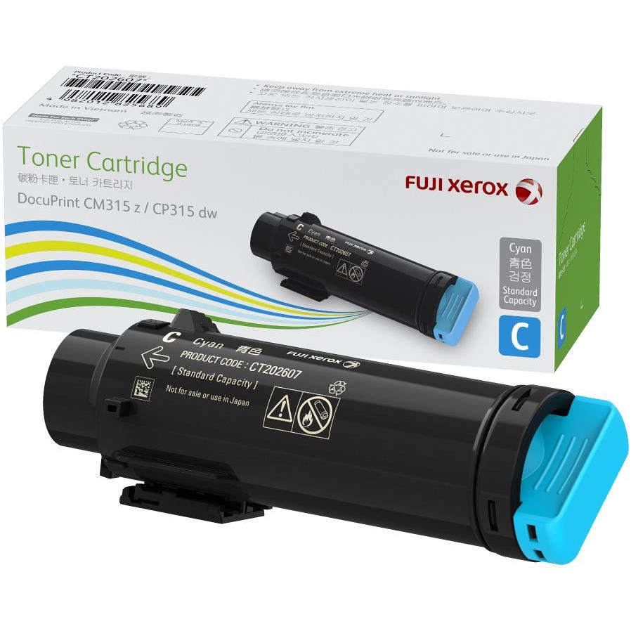 TechWarehouse CT202611 Fuji Xerox Cyan High Yield Toner Fuji Xerox