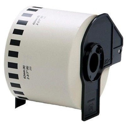 TechWarehouse DK22205 Compatible 62mm Continuous Paper Tape for Brother Compatible for Brother